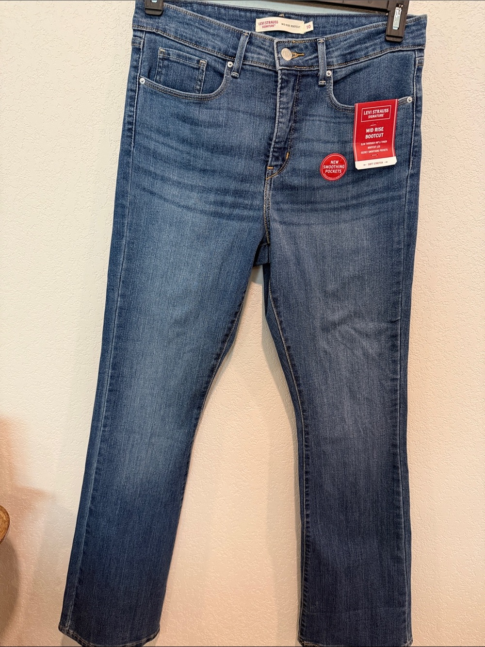 Levi's Mid Rise Bootcut Jeans - Blue Wash